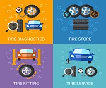 4 Auto repair vector